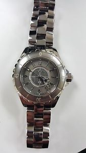 Chanel J12 Chromatic Quartz Watch 33MM Titanium Ceramic Case Box Included