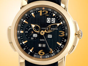 Ulysse Nardin GMT +/- Perpetual Calendar 18K Rose Gold Men’s Automatic Watch