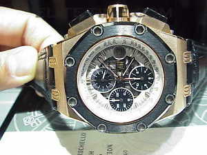 AUDEMARS PIGUET ROYAL OAK OFFSHORE 18KT ROSE BARRICHELLO II BOX/PAPERS 26078RO