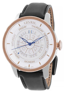 Gevril Men's 2003 Columbus Circle Automatic Limited Edition Gold IP Watch