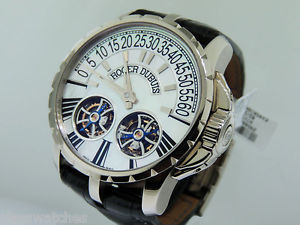 Roger Dubuis Excalibur Double Tourbillon MOP Dial 18K W. Gold RDB01072 $295,800