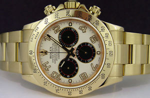 ROLEX - 18kt Yellow Gold 40mm Daytona Panda Dial - 116528 - SANT BLANC