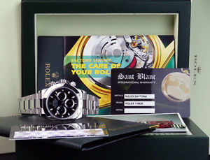 ROLEX - DAYTONA Stainless Steel Black Index Dial - 116520 - SANT BLANC