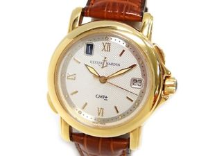 Auth Ulysse Nardin San Marco GMT 2011-22 Wristwatches K18YG / leather Watches...