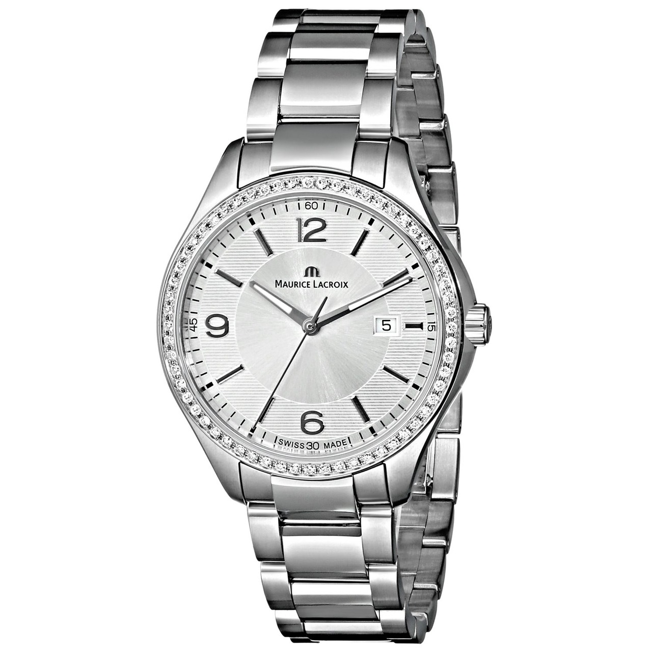 Maurice Lacroix Womens MI1014-SD502-130 Miros Analog Display Analog Quartz Silve