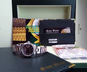 ROLEX - Ladies 26mm SS DateJust Tahitian Mother Of Pearl 179160 