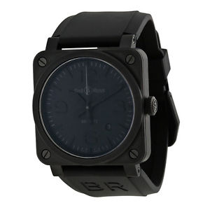 Bell & Ross Phantom Automatic Black Rubber Mens Watch BR0392-PHANTOM-CE