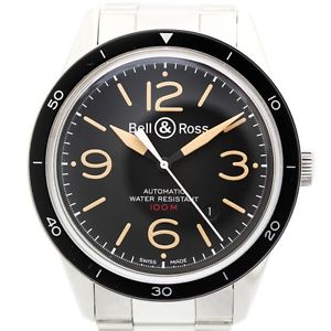Auth Bell&Ross Vintage Men's Automatic SS box&warranty 125781