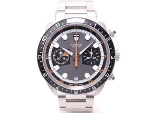 Authentic TUDOR Helitage Chronograph 70330N Automatic Watch F/S #264