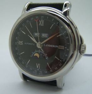 LANDERON AUTOMATIQUE TRIPLE DATES PHASE DE LUNE CA