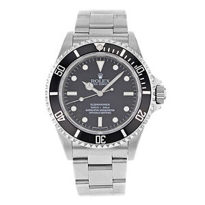 Rolex Submarinista 114060 Acero Inoxidable Automático Reloj Hombre