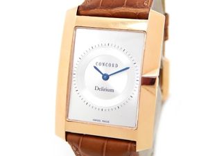 Auth Concorde Wristwatches 52-C6-1460 K18PG Watches (Y1289398)