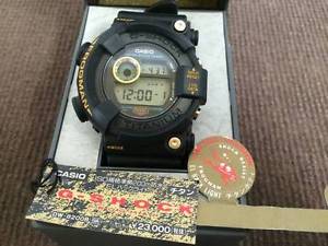 Casio G-SHOCK DW-8200B-9A Gold frogman  **Mint**  **Rare** From JAPAN**