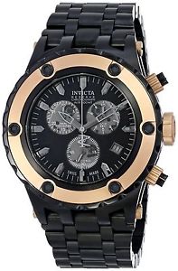 Invicta Subaqua Men's Quartz Watch with Black Dial  Chronograph display on Bl...