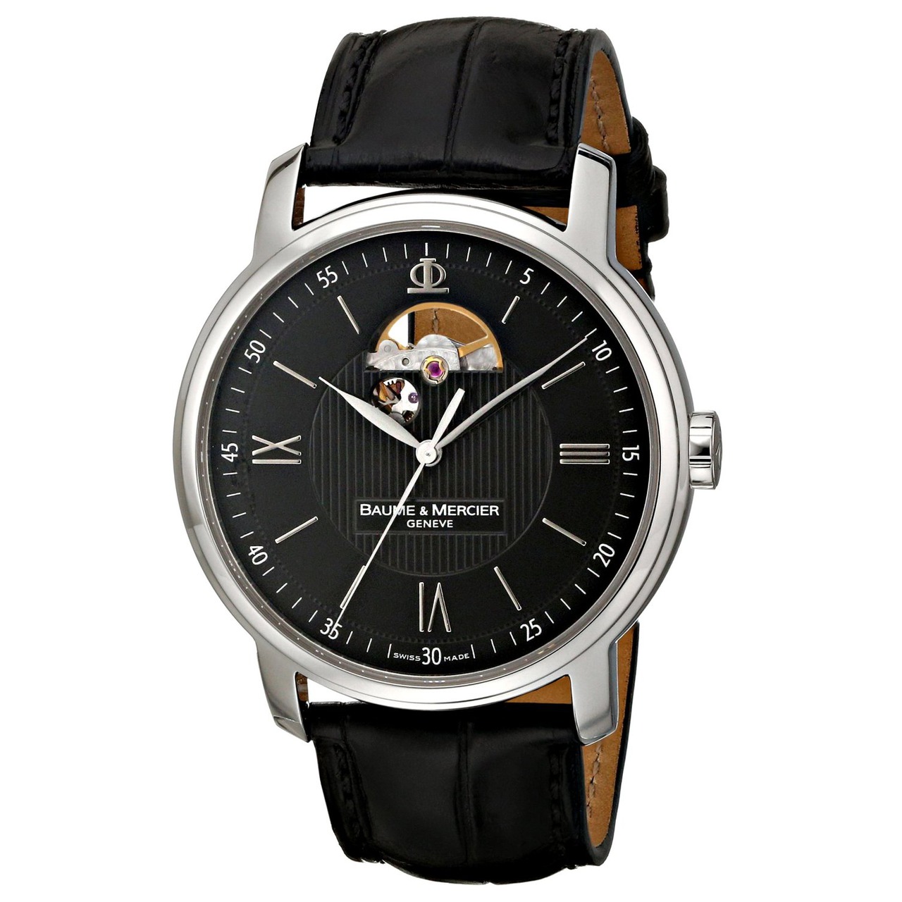 Baume  and  Mercier Mens 8689 Classima Skeleton Display Watch
