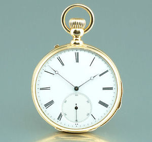 Philippe Dubois & Fils Le Locle 1880 18k Gold Minutenrepetition taschenuhr