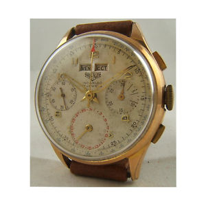 CHRONOGRAPHE BRIENZA TRIPLE DATE REMONTAGE MANUEL 1950