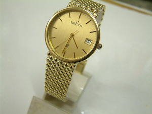 585  ( 14kt ) GOLDENER HERRENUHR