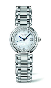 LONGINES PRIMALUNA OROLOGIO DONNA Ref. L81110876 44 DIAMANTI VVS 0,299ct 26mm