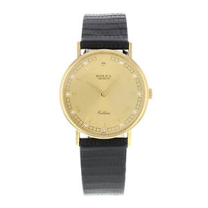 Rolex Cellini 5112 18k Oro Amarillo De Cuerda Reloj Unisex