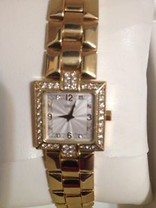 Ladies Concord 18 Kt Gold and Diamond  Bezel  Watch.
