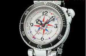 Auth GIO MONACO Poseidon SS Auto Men's Watch(S A3605)