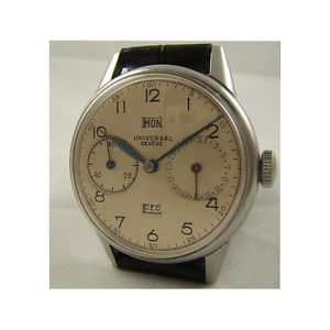 UNIVERSAL EN ACIER A CALANDRIER COMPLET DE 1960 CP1