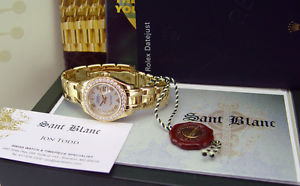 ROLEX - 29mm Ladies 18kt Gold  PearlMaster MOP Roman Dial - 80298 SANT BLANC