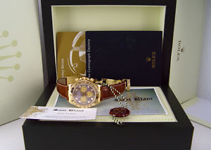 ROLEX - 18kt Gold DAYTONA Tahitian MOP Diamond Dial - 116518 SANT BLANC