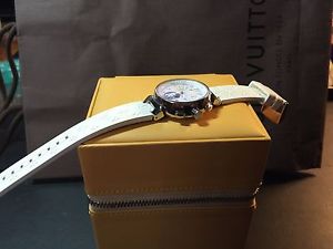 Auth Louis Vuitton Quartz Women’s Watch Tambour  Lovely Cup