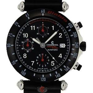 Pre-Owned PHILIPPE CHARRIOL Diablo SVR 060D 08 488 Ltd Ed Men's Black AT, MD