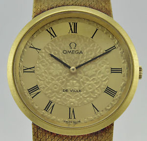 OMEGA VINTAGE 18K YELLOW GOLD