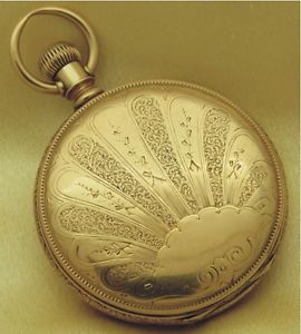 16s Waltham Model 1872 Original RARE Dial 14k Solid Yellow Gold Pocket Watch