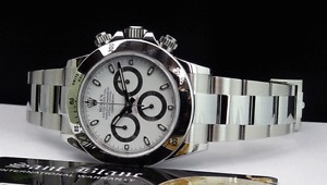 ROLEX - DAYTONA Stainless Steel White Index Dial - 116520 - SANT BLANC