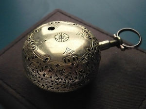 antique 17C solid gold 14ct verge fusee REPEATER, sign. A.Hohen London, PROJECT