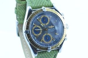 BREITLING CHRONOMAT GT UOMO OROLOGIO IN ACCIAIO/ORO 39MM CRONOGRAFO NERO ORO