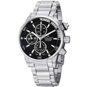 Maurice Lacroix Mens PT6008-SS002330 Pontos Black Chronograph Dial Watch
