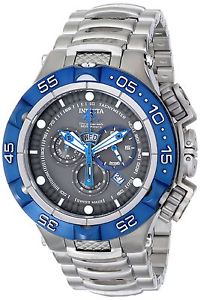 Invicta Subaqua Men's Quartz Watch with Black Dial  Chronograph display on Si...