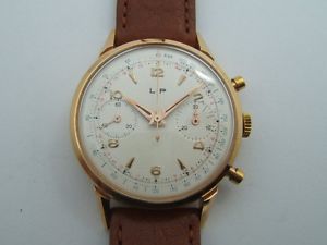 CHRONOGRAPHE LIP EN OR 18K A REMONTAGE MANUEL CAL.R106 DE 1960 CP3