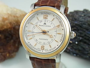 MAURICE LACROIX MASTERPIESE CINQ AIGUILLES AUTOMATIK GLASBODEN HERRENUHR 27857