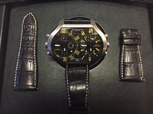 Authentic DeLaCour Bichrono Baby Titanium Auto Men's Watch