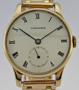 LONGINES VINTAGE 18K YELLOW GOLD