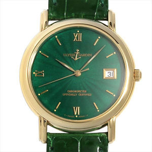 Used Watch Men ULYSSE NARDIN St. Mark's chronometer 131-77-9 Yellow Gold Q1B
