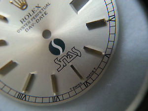 RARE ROLEX 18038 DAY DATE DIAL LOGO DIAL SNAS NOS ZIFFERBLATT PARTS PRESIDENT