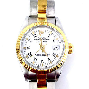 Rolex Datejust Ladies Watch 18ct Gold / Stainless Steel, with papers.