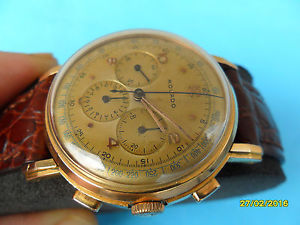 SWISS MADE MOVADO CRONO IN ORO 18K CAL.M.95 RARO