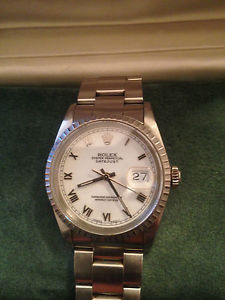 ROLEX OYSTER PERPETUAL DATEJUST CON SCATOLA E GARANZIA