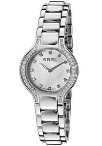 EBEL Beluga Damenuhr DAU, 1215870, neu OVP mit 46 Diamanten,Perlmuttzifferblatt