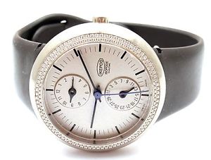RARE IKEPOD 18k WHITE GOLD DIAMOND AUTOMATIC ISOPODE DUAL TIME WATCH