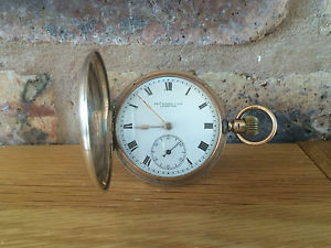 Superb 9ct Gold 1906 Full Hunter Pocket Watch by Thomas Robert Russell